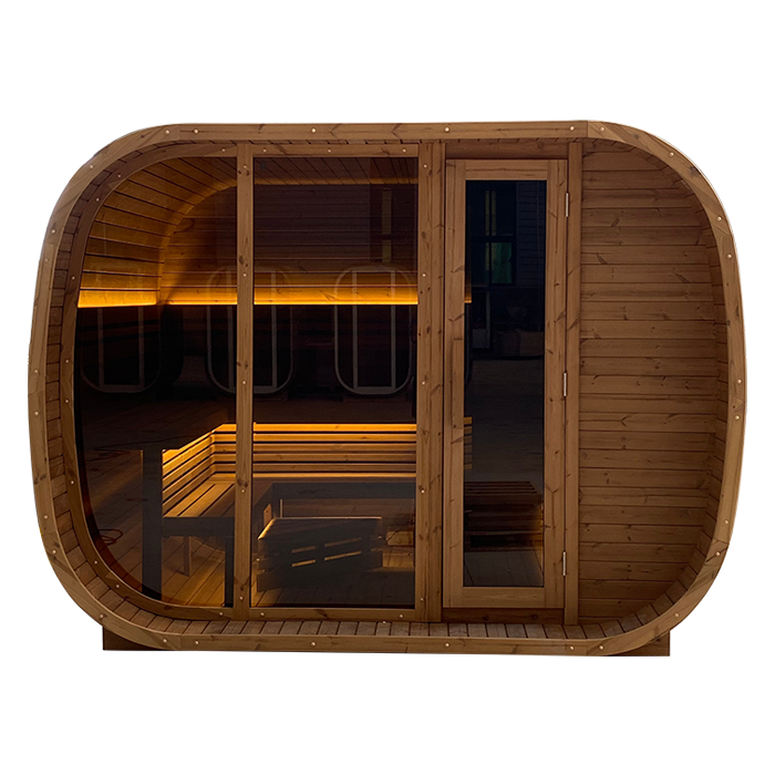 3080A 6-Person Outdoor Sauna